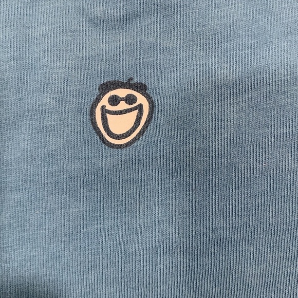 Life is Good Cadet Blue Happy Daisy Screen Print Short Sleeve Tee size S - Picture 6 of 10